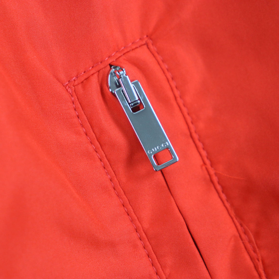 Excellent GUCCI Nylon jacket Beige orange polyester S 693017
