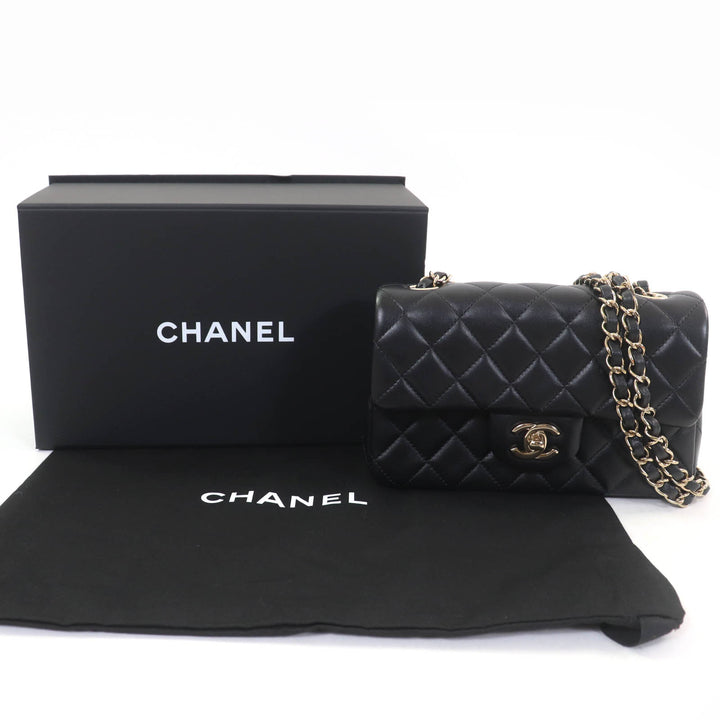 Pristine CHANEL Shoulder Bag Mini Matrasse20 Random Serial Chain lambskin A69900