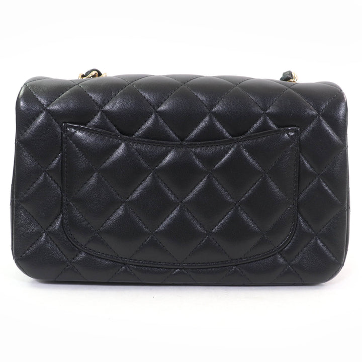 Pristine CHANEL Shoulder Bag Mini Matrasse20 Random Serial Chain lambskin A69900