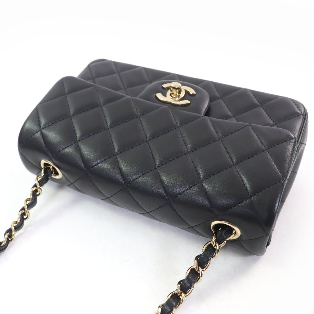 Pristine CHANEL Shoulder Bag Mini Matrasse20 Random Serial Chain lambskin A69900