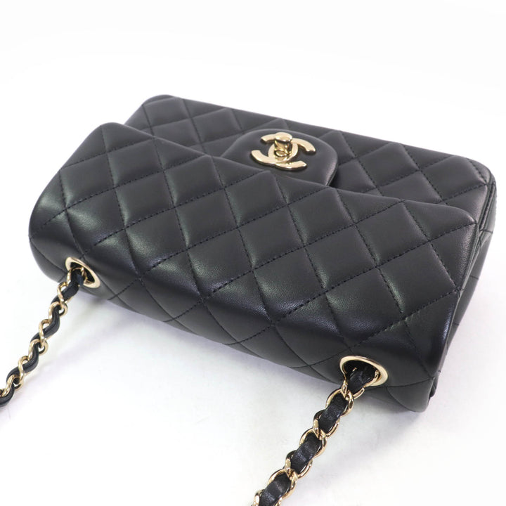 Pristine CHANEL Shoulder Bag Mini Matrasse20 Random Serial Chain lambskin A69900