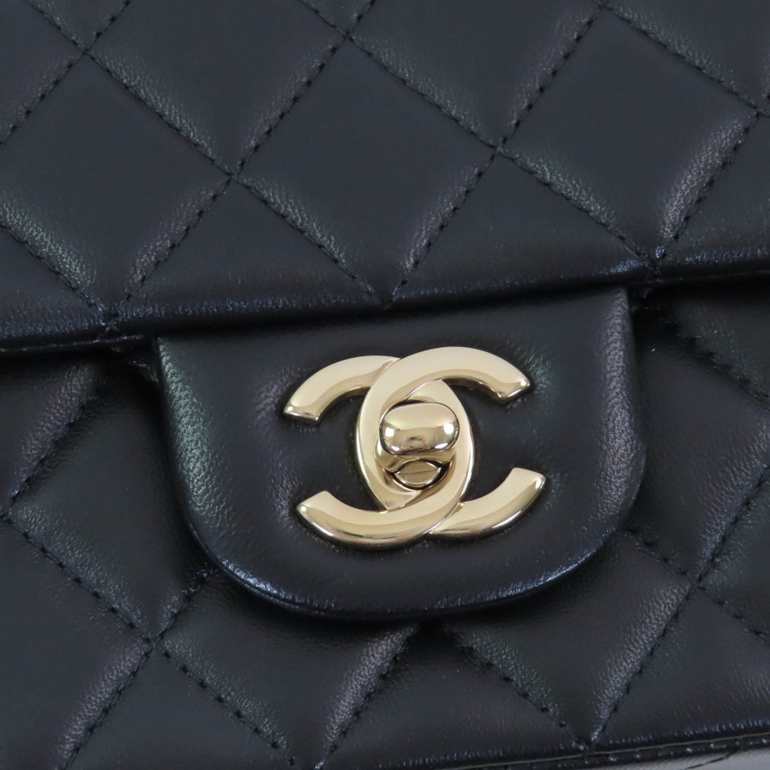 Pristine CHANEL Shoulder Bag Mini Matrasse20 Random Serial Chain lambskin A69900