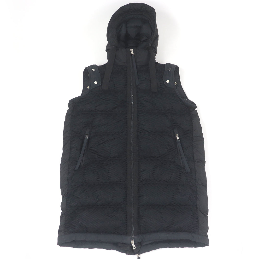 素晴らしい MONCLER GENIUS 2 1952 Valextra ジャケット NARVALONG 2WAY ダウンコート ブラック
