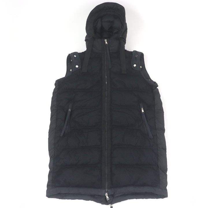 素晴らしい MONCLER GENIUS 2 1952 Valextra ジャケット NARVALONG 2WAY ダウンコート ブラック
