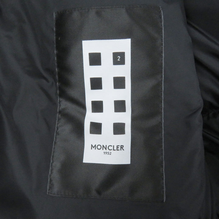 素晴らしい MONCLER GENIUS 2 1952 Valextra ジャケット NARVALONG 2WAY ダウンコート ブラック