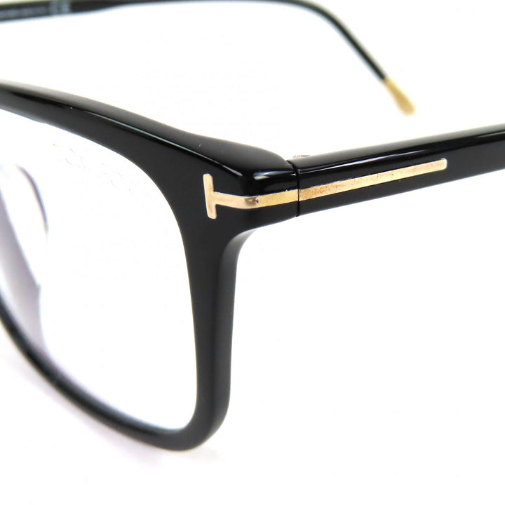 Great TOM FORD Glasses Square Asian fit black mens TF5646-DB