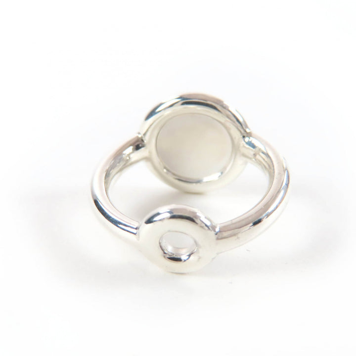 Excellent HERMES Ring Serie Metal Silver AG925 Women