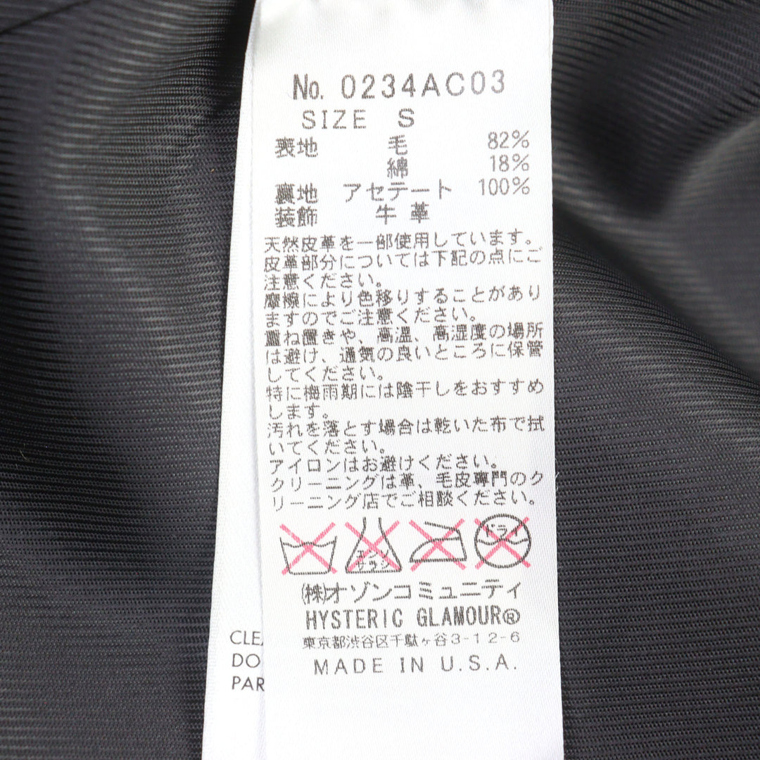 美品 HYSTERIC GLAMOUR PENDLETON ダッフルコート HYS TIMES 総柄 ウール S 0234AC03