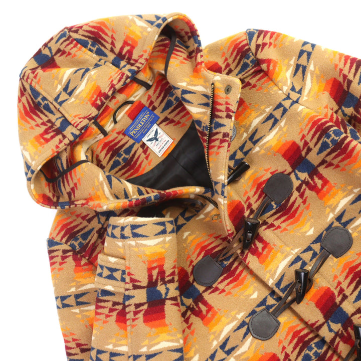 Excellent HYSTERIC GLAMOUR PENDLETON Duffel coat HYS TIMES all-over print