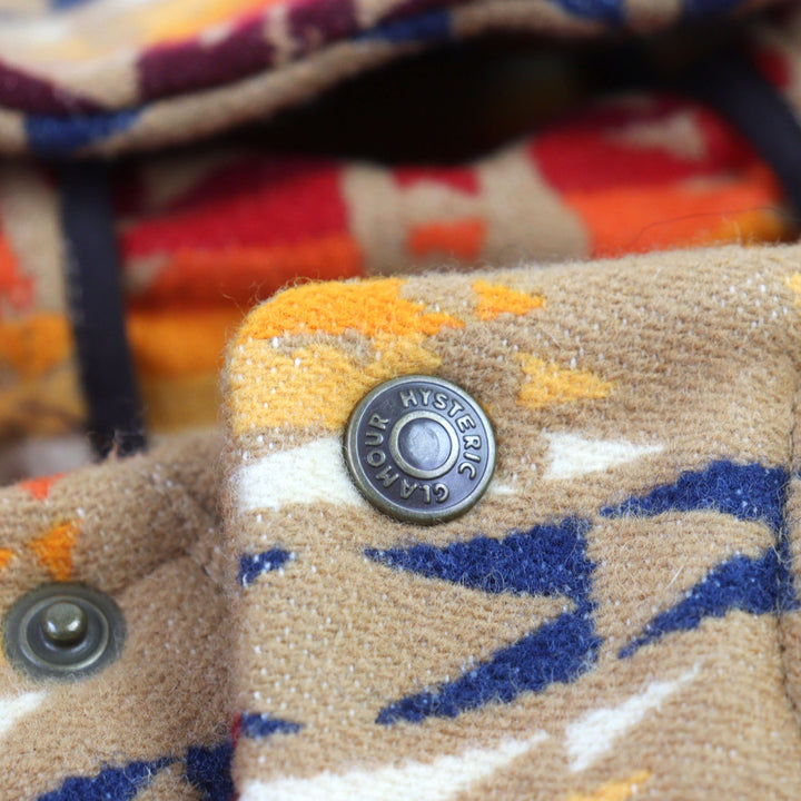 美品 HYSTERIC GLAMOUR PENDLETON ダッフルコート HYS TIMES 総柄 ウール S 0234AC03