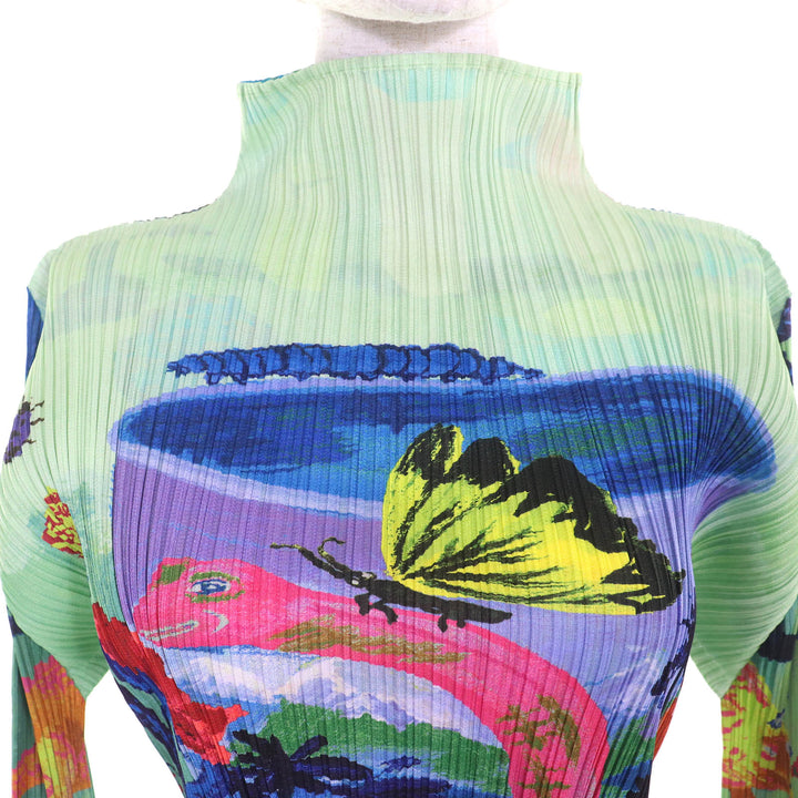 PLEATS PLEASE Tシャツ ナタリー・レテ クラシック DINOS EDEN ANIMAL 4 PP61-JK551