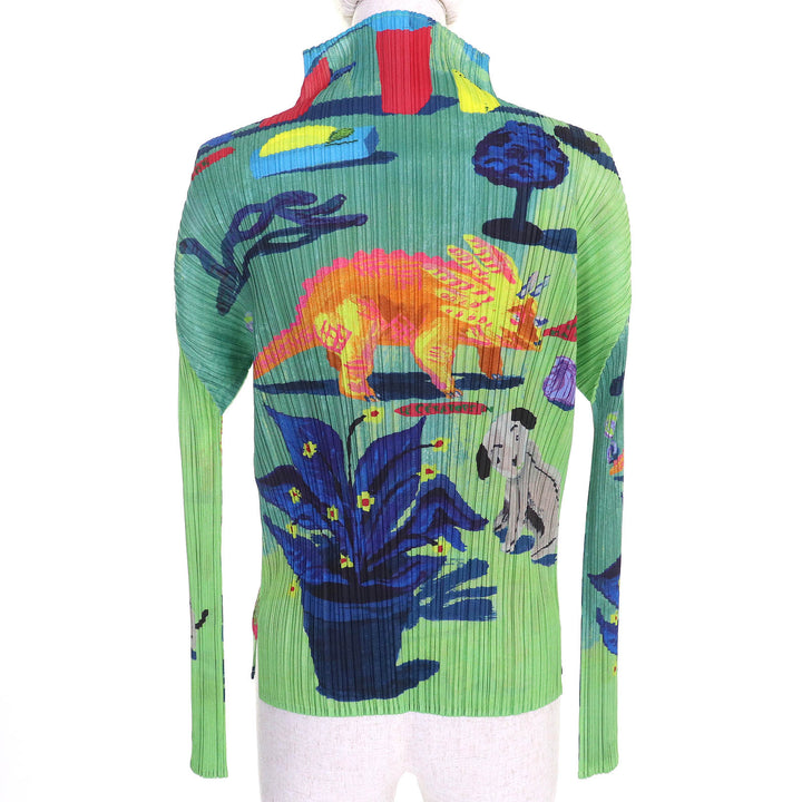 PLEATS PLEASE Tシャツ ナタリー・レテ クラシック DINOS EDEN ANIMAL 4 PP61-JK551