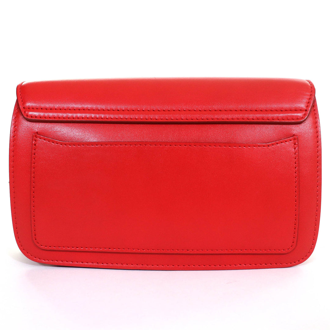 クロエ ショルダーバッグ クロエ Cロゴ スエードレザーチェーン レッド 牛革 CHC19SS192A37640