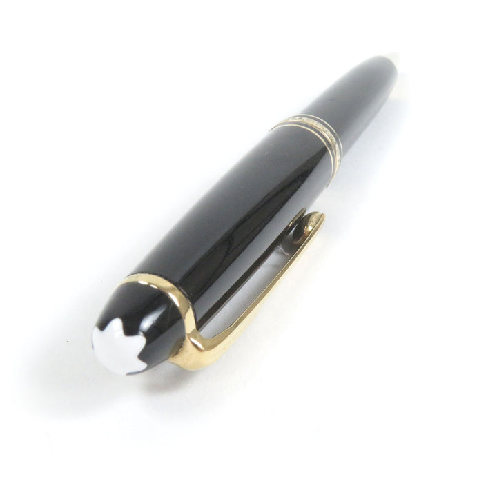 Very Good MONTBLANC Ballpoint pen Meisterstck Classic Twist type Black gold mens