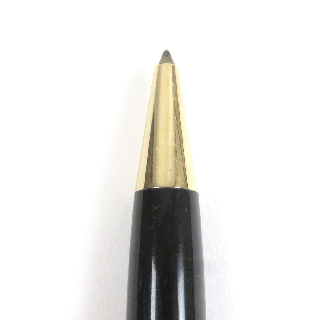 Very Good MONTBLANC Ballpoint pen Meisterstck Classic Twist type Black gold mens
