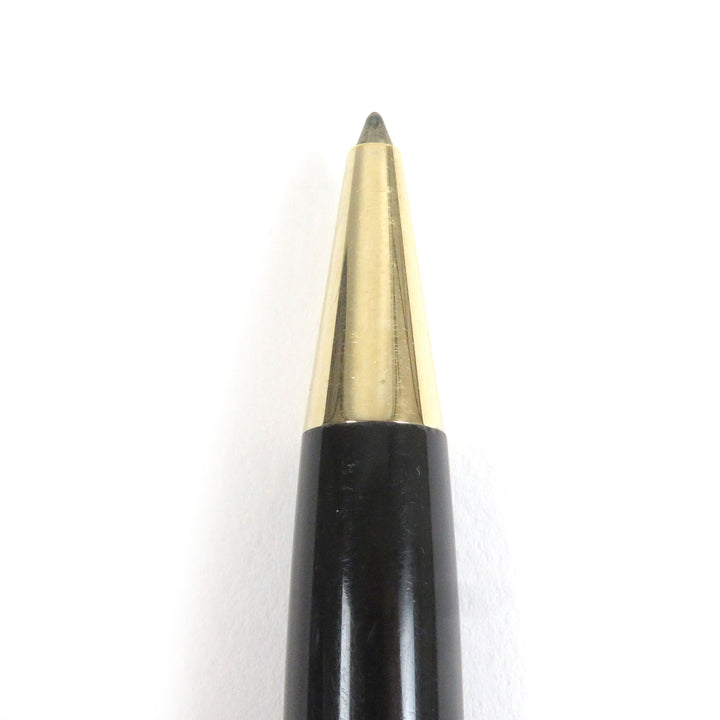 Very Good MONTBLANC Ballpoint pen Meisterstck Classic Twist type Black gold mens
