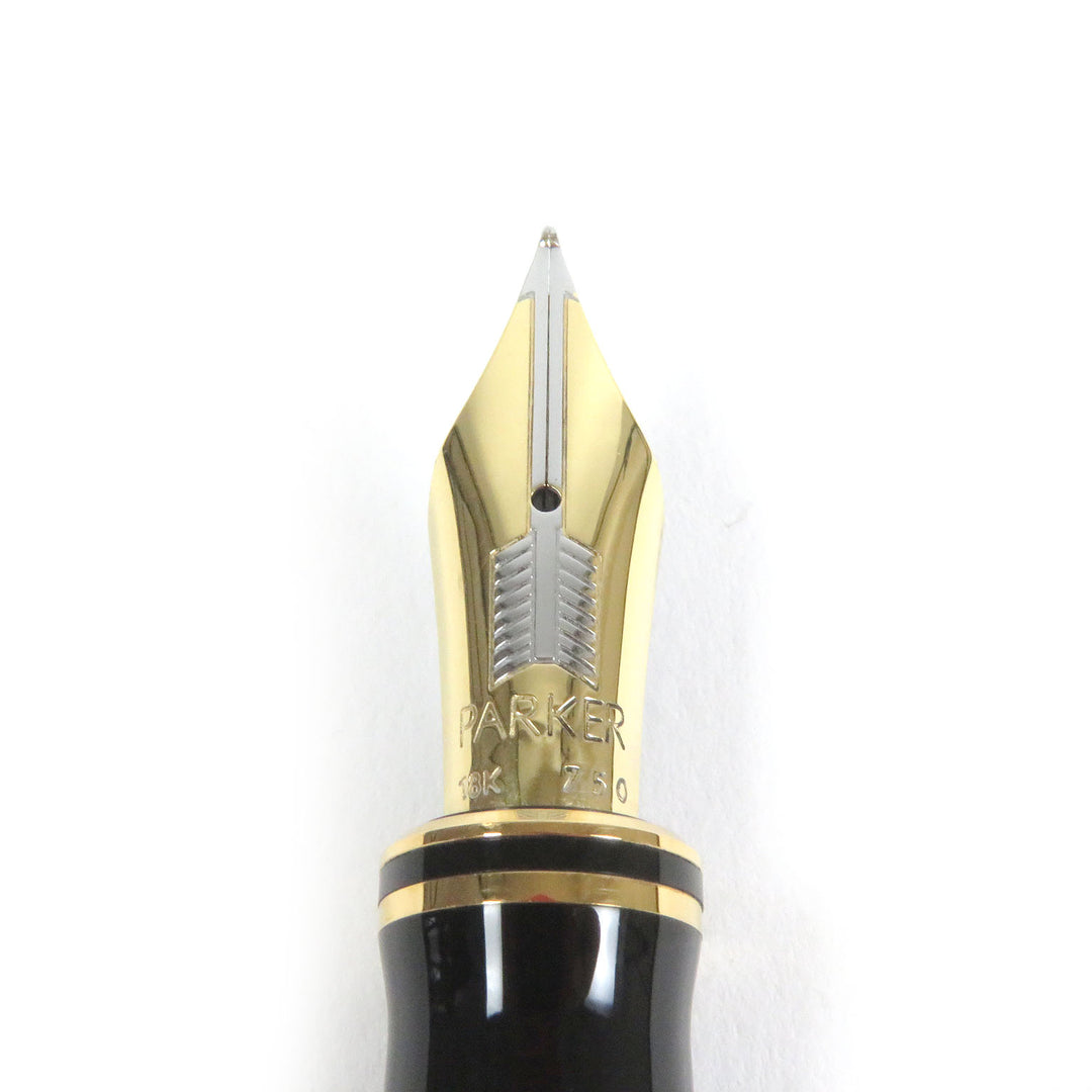 パーカー 万年筆 デュオフィールド センテニアル キャップタイプ マーブルブルー 18K メンズ