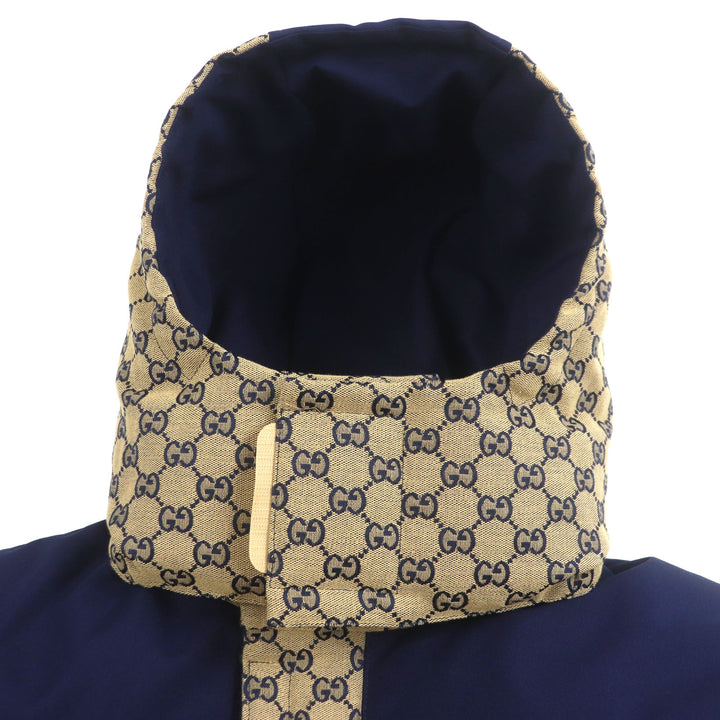 GUCCI Down jacket Beige navy cotton mens 44 715535
