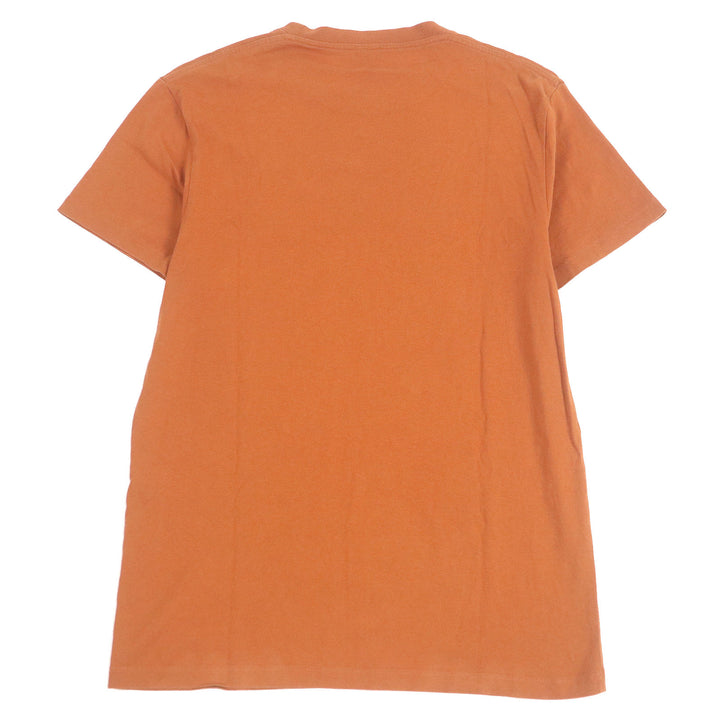 Excellent LOEWE Short sleeve T-shirt Anagram embroidery Brown cotton mens XS