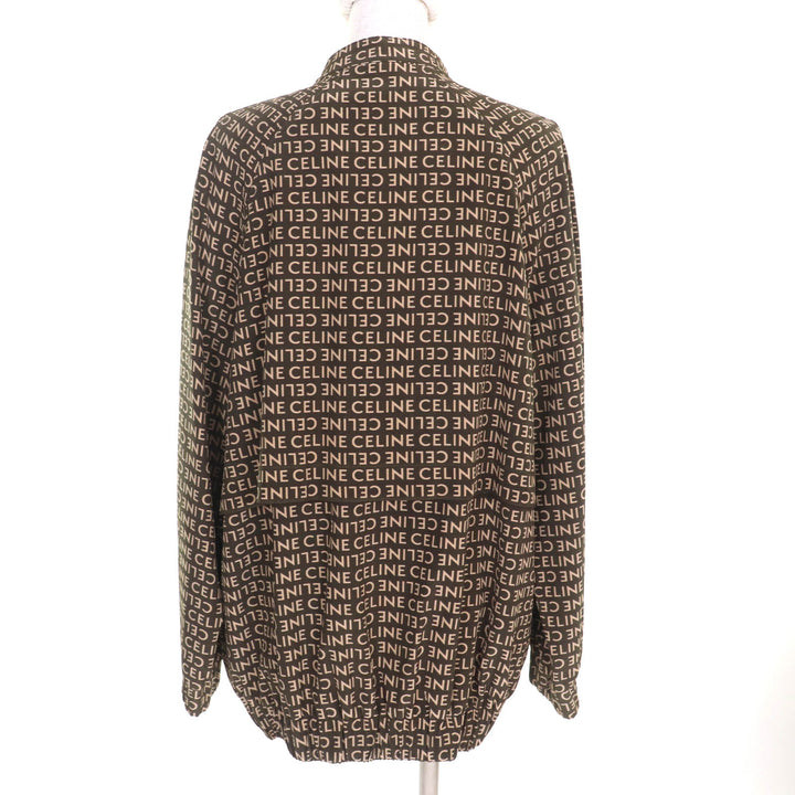 Excellent CELINE Jacket Khaki beige silk Women 36 2V19J983Q