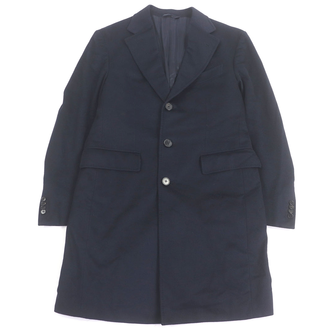 Great Ermenegildo Zegna coat Overcoat Chester Navy cashmere mens 48