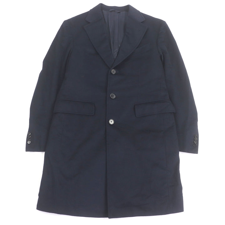 Great Ermenegildo Zegna coat Overcoat Chester Navy cashmere mens 48
