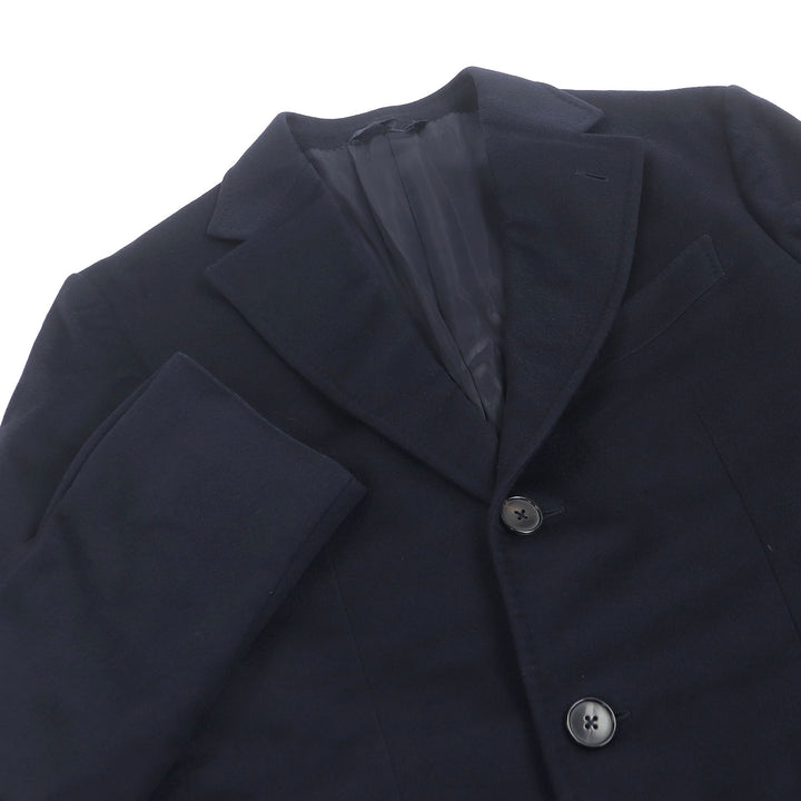 Great Ermenegildo Zegna coat Overcoat Chester Navy cashmere mens 48