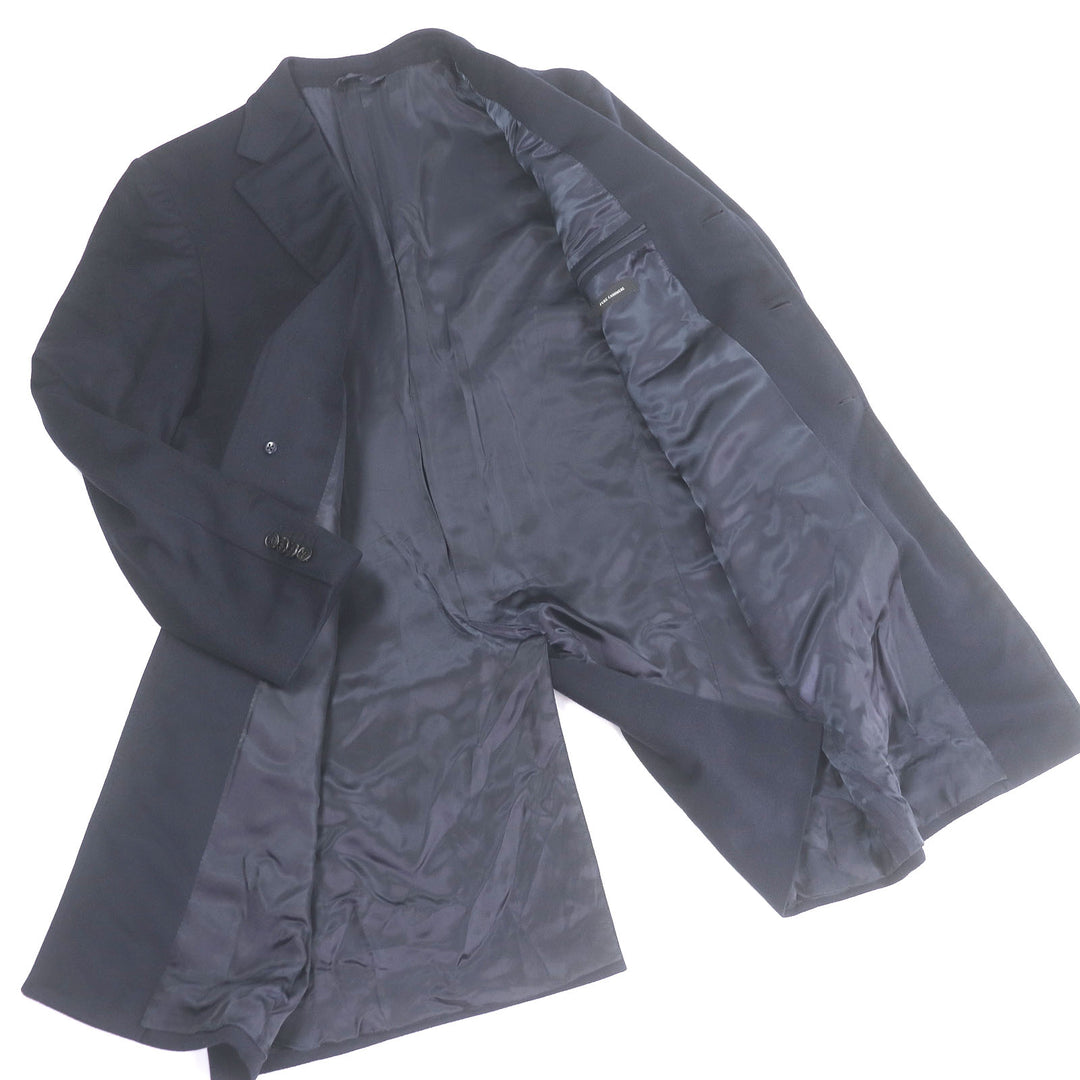 Great Ermenegildo Zegna coat Overcoat Chester Navy cashmere mens 48