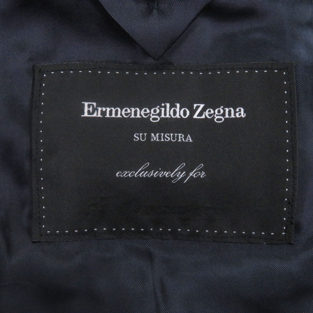 Great Ermenegildo Zegna coat Overcoat Chester Navy cashmere mens 48
