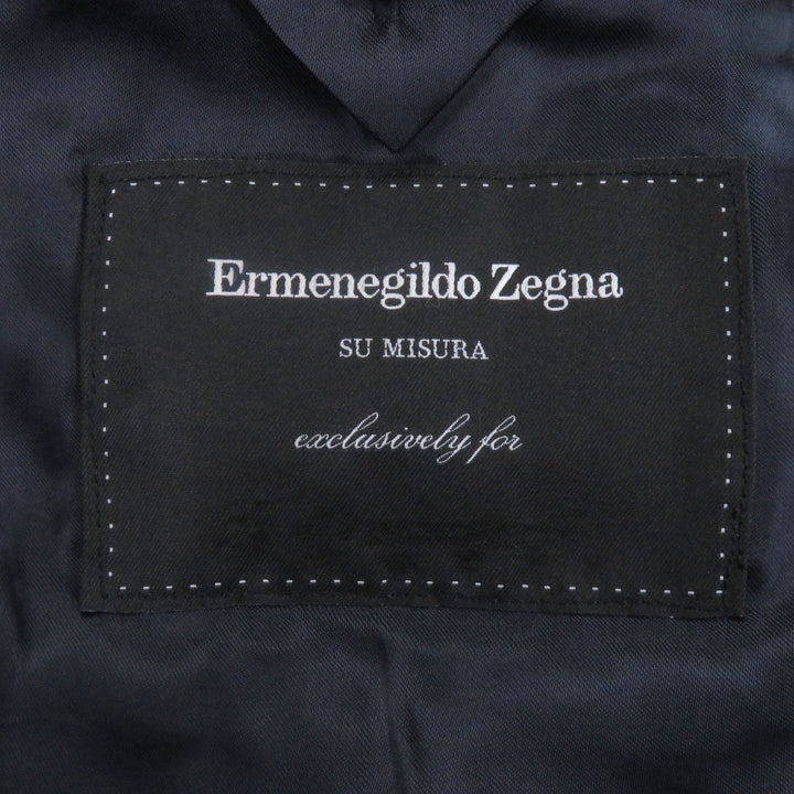Great Ermenegildo Zegna coat Overcoat Chester Navy cashmere mens 48