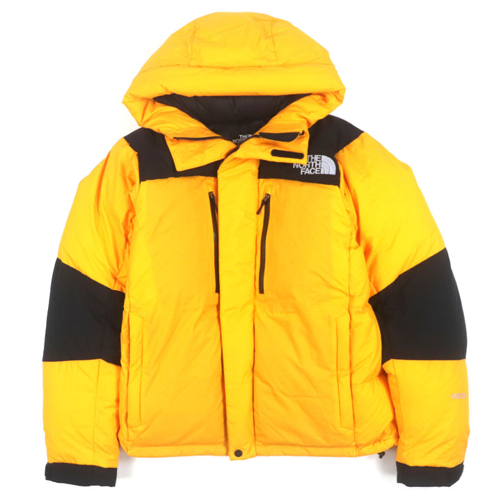 Great THE NORTH FACE Down jacket Baltro Light Jacket Yellow black mens XL ND91950