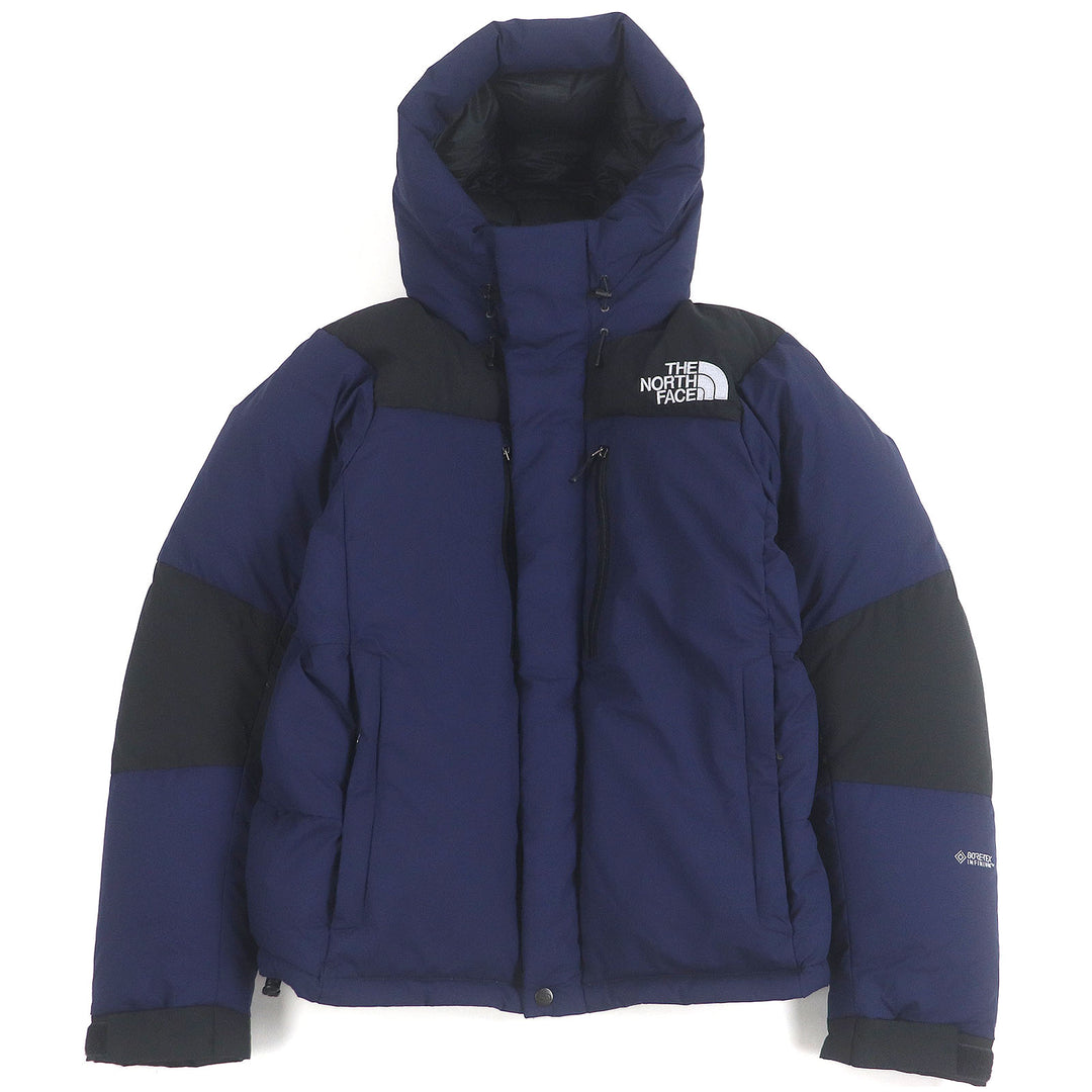 Great THE NORTH FACE Down jacket Baltoro Light Jacket GORE-TEX hooded Navy