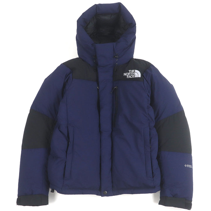 Great THE NORTH FACE Down jacket Baltoro Light Jacket GORE-TEX hooded Navy