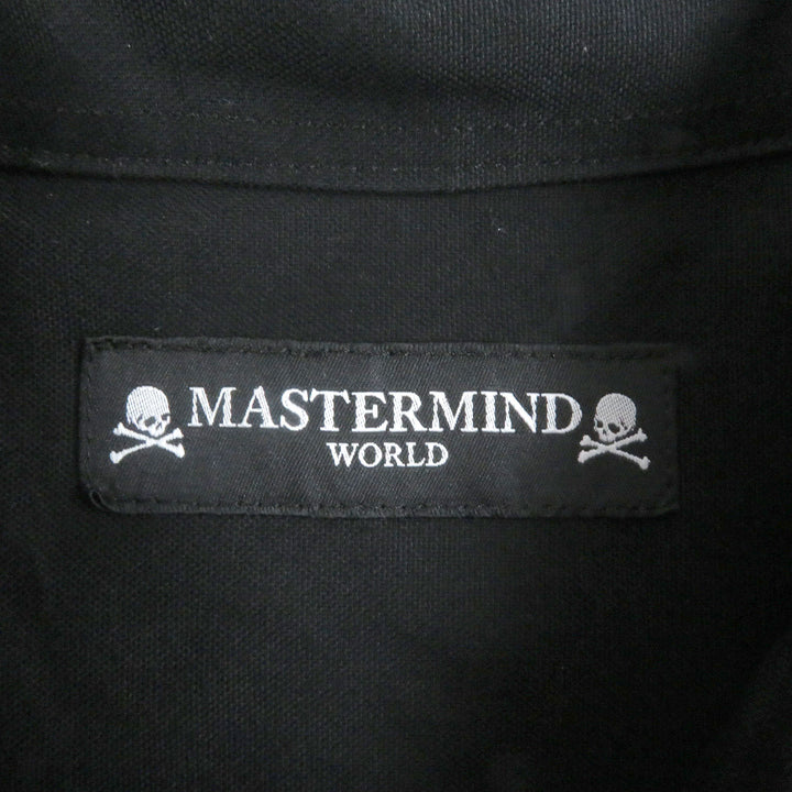 Great MASTERMIND WORLD Long sleeve shirt skull long sleeve black M MW19S03-SH002-002