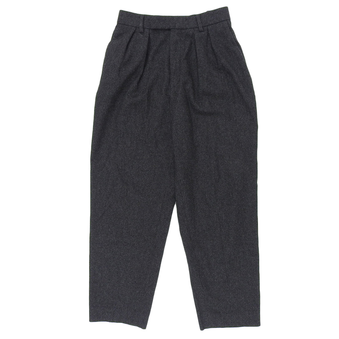 Great CELINE slacks gray wool Women 36 2P240921C