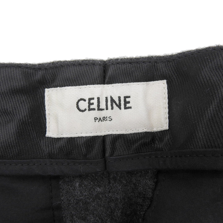 Great CELINE slacks gray wool Women 36 2P240921C