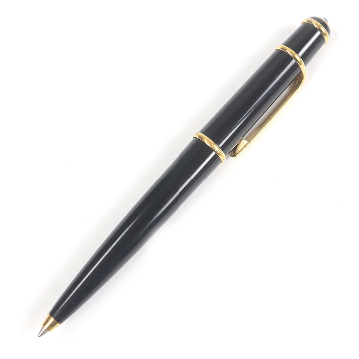 Very Good Cartier Ballpoint pen Diaboro de Cartier Twist type Black gold mens