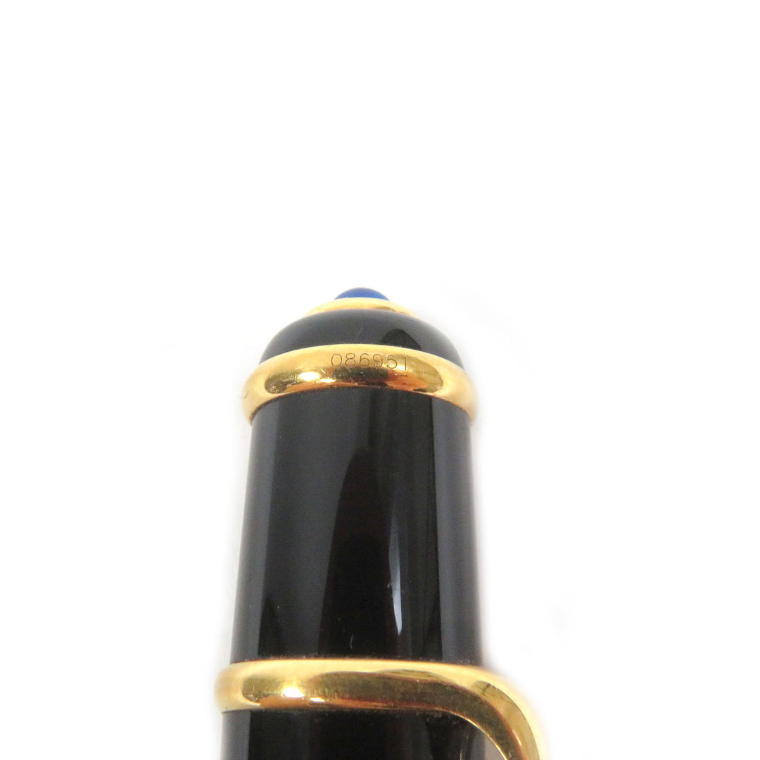 Very Good Cartier Ballpoint pen Diaboro de Cartier Twist type Black gold mens