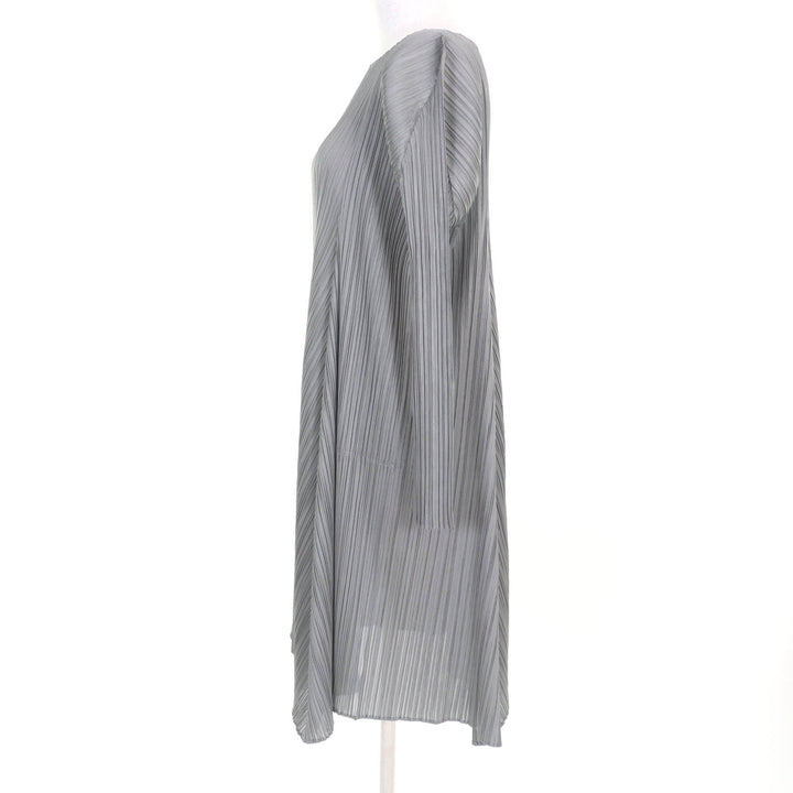 Excellent PLEATS PLEASE one piece gray polyester Women 3 PP63-JH603
