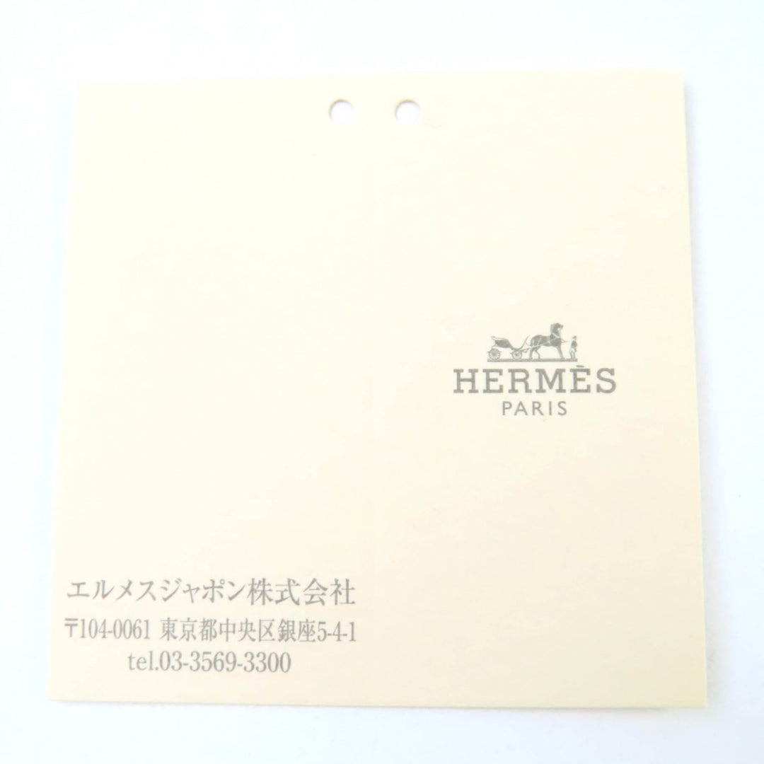 Pristine HERMES Handbag Bride a Black Cabriolet GM Serie button Griper Navy cotton Women