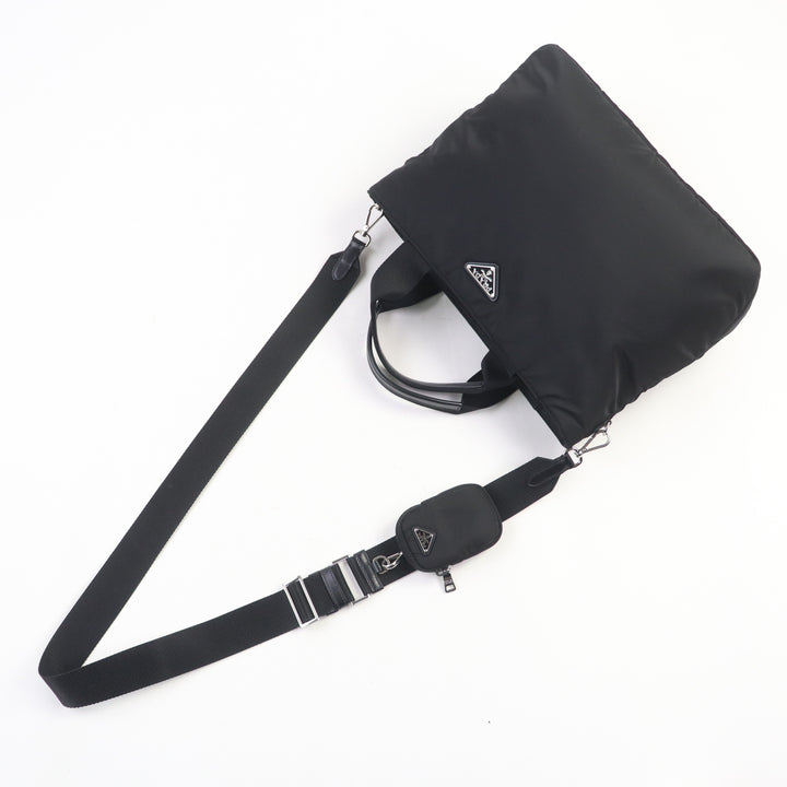 PRADA Handbag black Nylon Women 1BG867