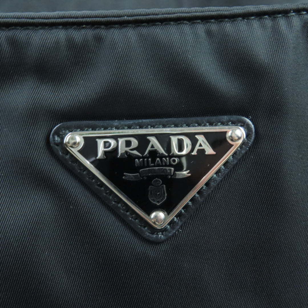 PRADA Handbag black Nylon Women 1BG867