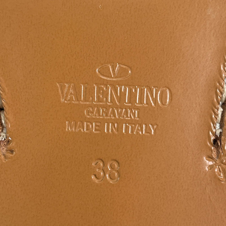 Great Valentino Garavani Leather shoes Studs black leather Women 38 BDJ56RW