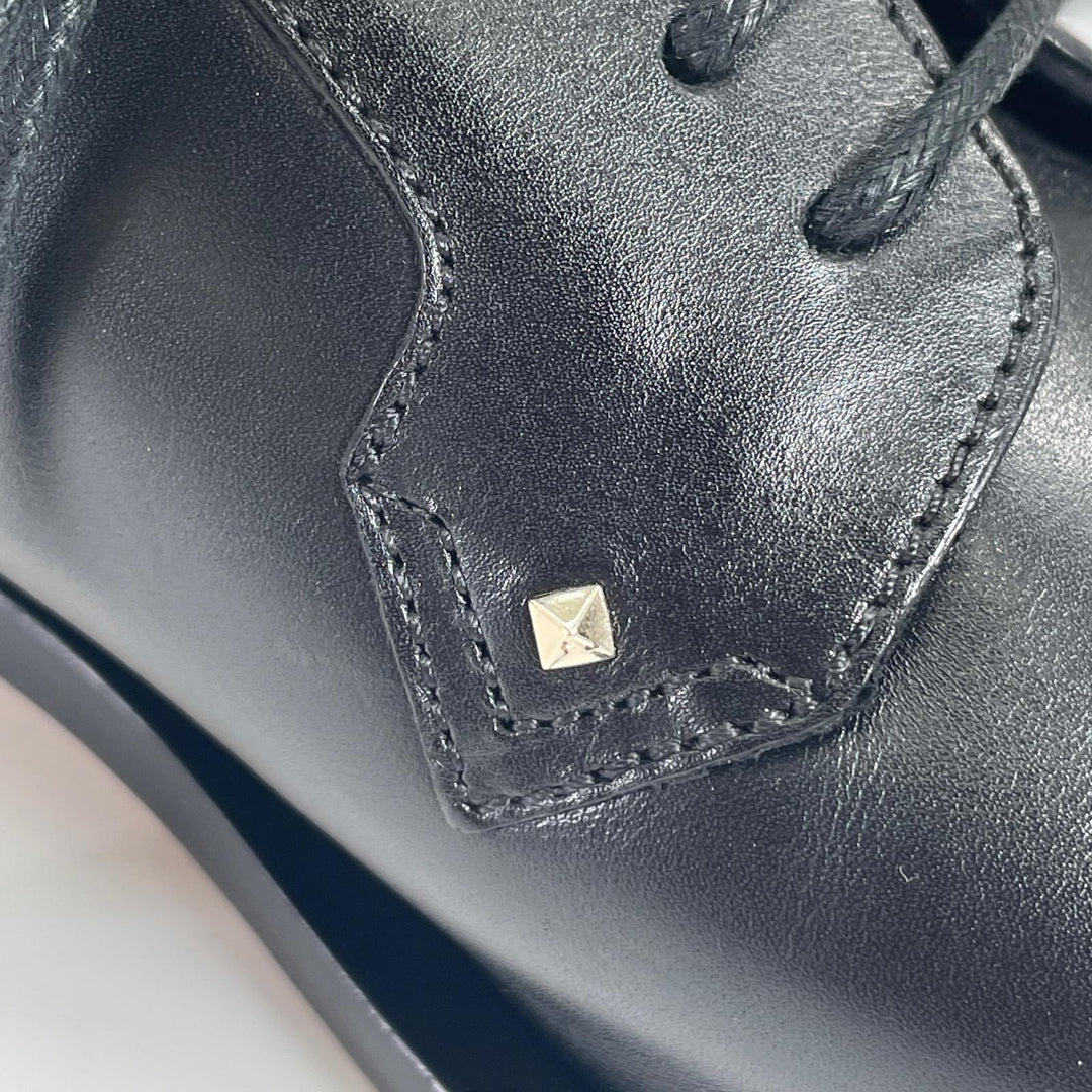 Great Valentino Garavani Leather shoes Studs black leather Women 38 BDJ56RW