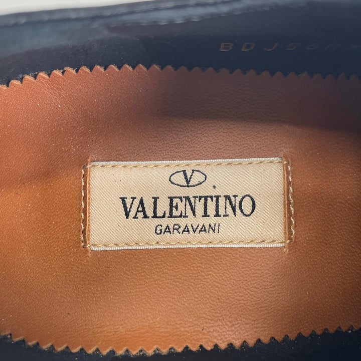 Great Valentino Garavani Leather shoes Studs black leather Women 38 BDJ56RW