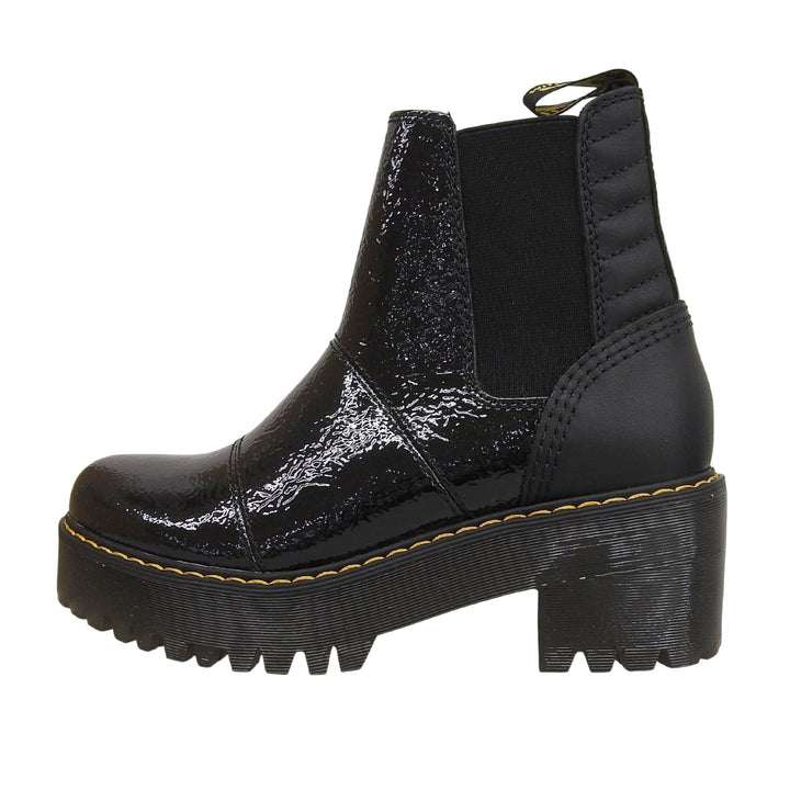 Pristine Dr.Martens boots ROZALIE Rosalie black Patent leather Women