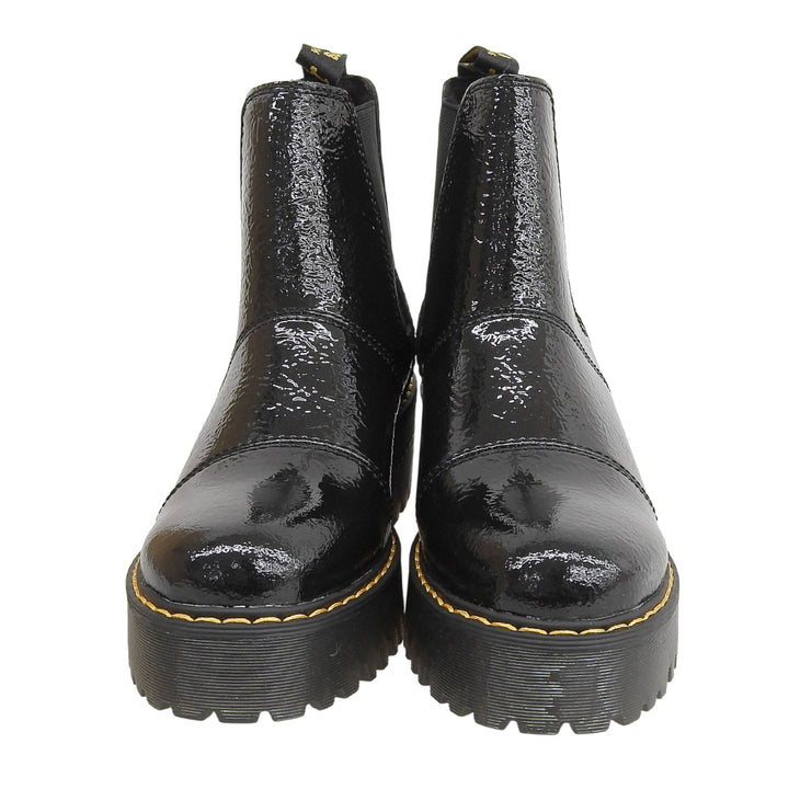 Pristine Dr.Martens boots ROZALIE Rosalie black Patent leather Women