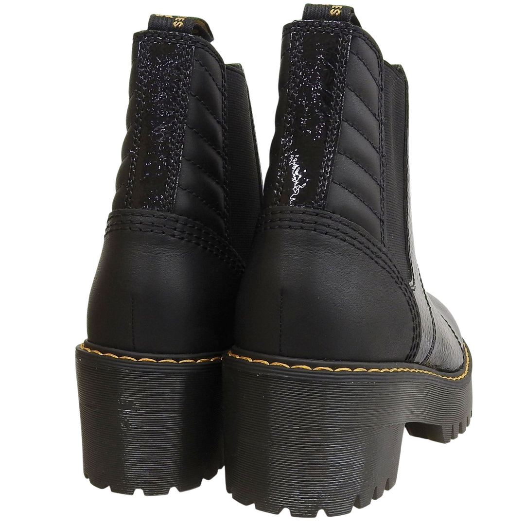 Pristine Dr.Martens boots ROZALIE Rosalie black Patent leather Women