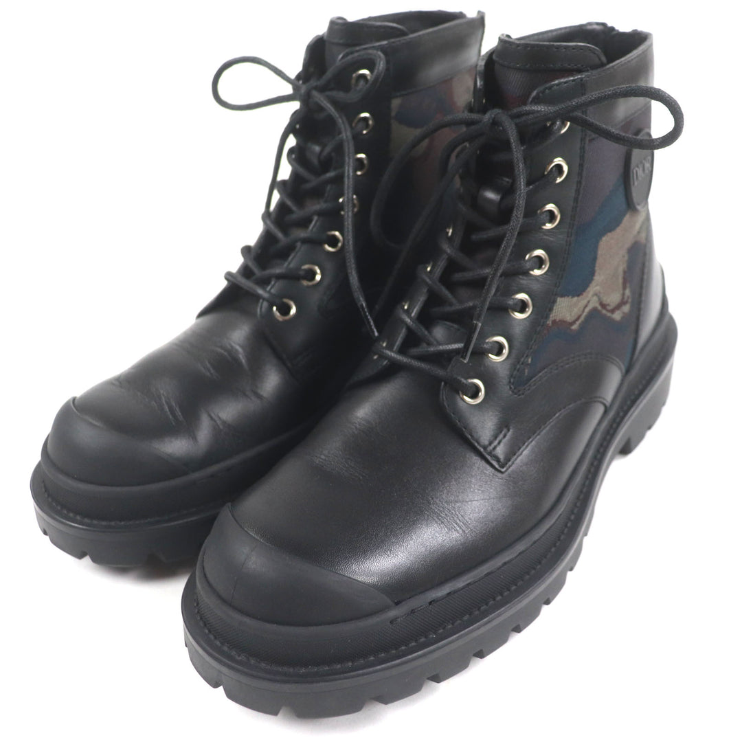 Great DIOR Peter Doig short boots black leather mens 40