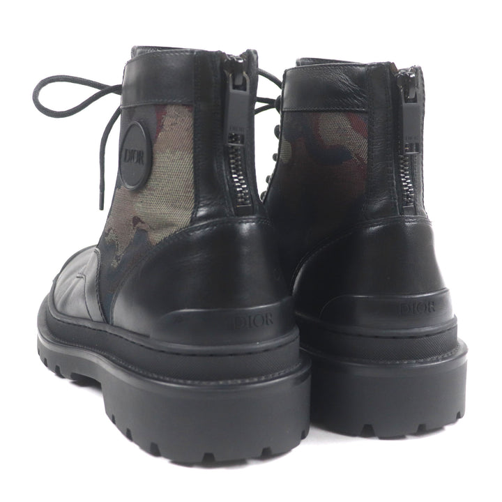 Great DIOR Peter Doig short boots black leather mens 40